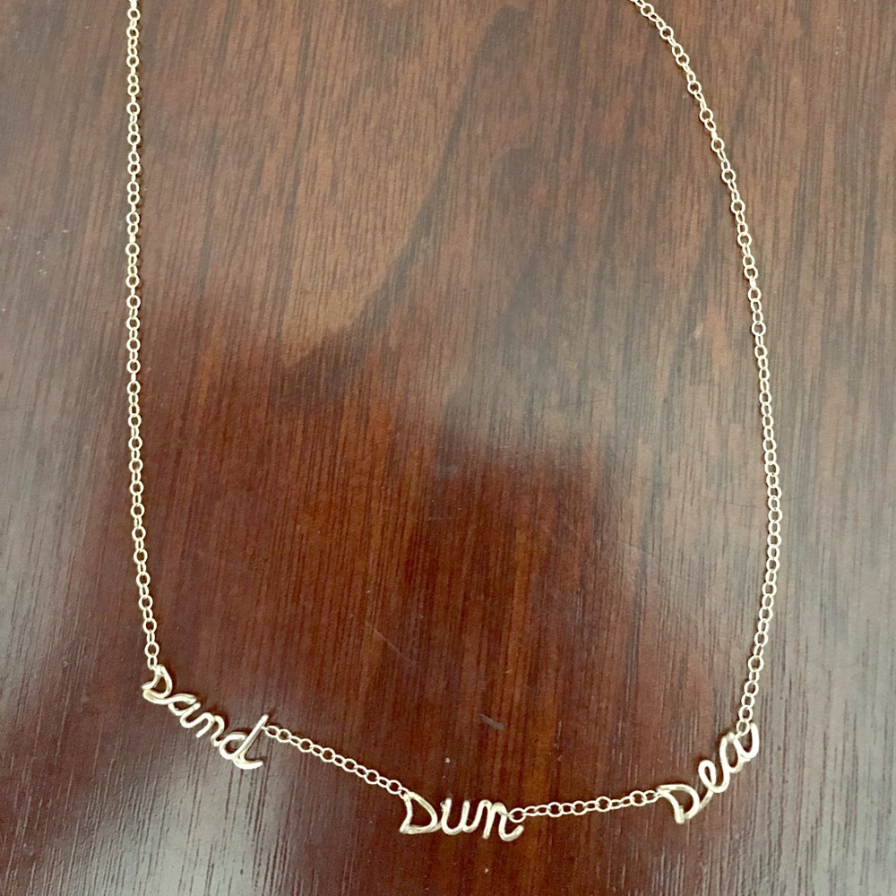 Gold-filled Sand, Sun,Sea Necklace